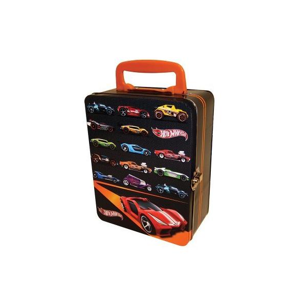 ホットウィール Hot Wheels 18台を整理し保管できる缶 持ち運びできる