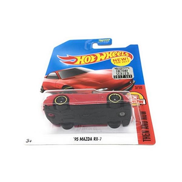 ホットウィール Hot Wheels '95マツダ RX-7 Then and Now 3/10 レッド