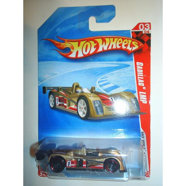 ホットウィール マテル ミニカー unknown HOT WHEELS 2010 RACE WORLD SPEEDWAY 03 OF 04 CADILLAC LMP