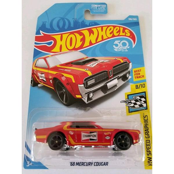 ホットウィール マテル ミニカー SKHUO Hot Wheels 2018 50th Anniversary HW Speed Graphics '68 Merc
