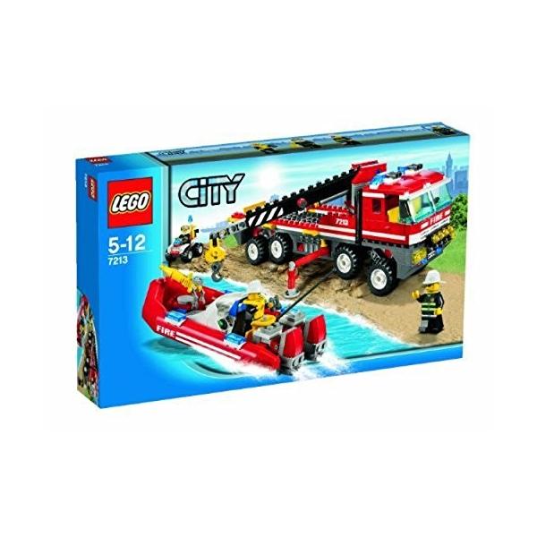 レゴ シティ 7213 LEGO City Set #7213 OffRoad Fire Truck & Fireboat 