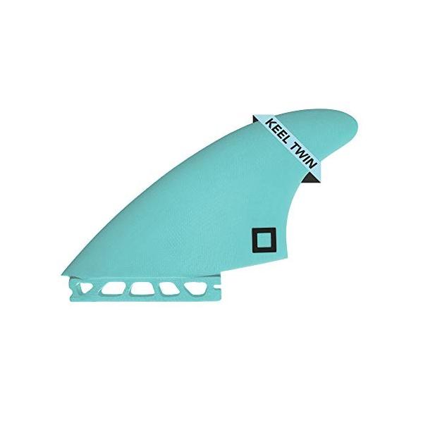 サーフィン フィン マリンスポーツ Surf Squared Twin Keel Fins (2 