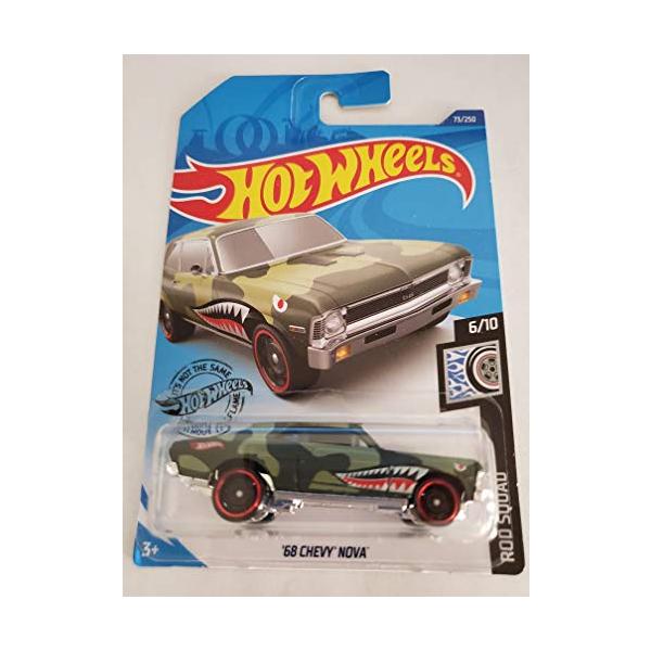 ホットウィール Hot Wheels '68シボレー ノヴァ ROD SQUAD 6/10 73/250