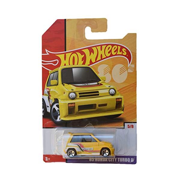 ホットウィール Hot Wheels '85ホンダ シティターボII 5/8 イエロー