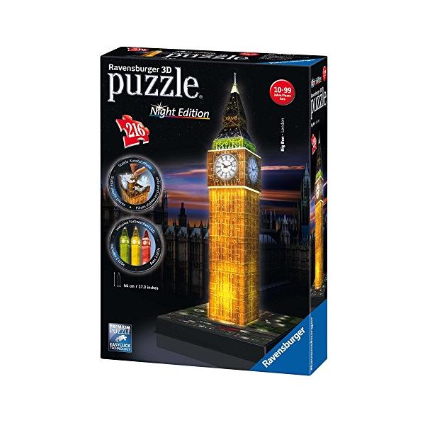 海外製3Dジグソーパズル ビッグベン夜景モデル