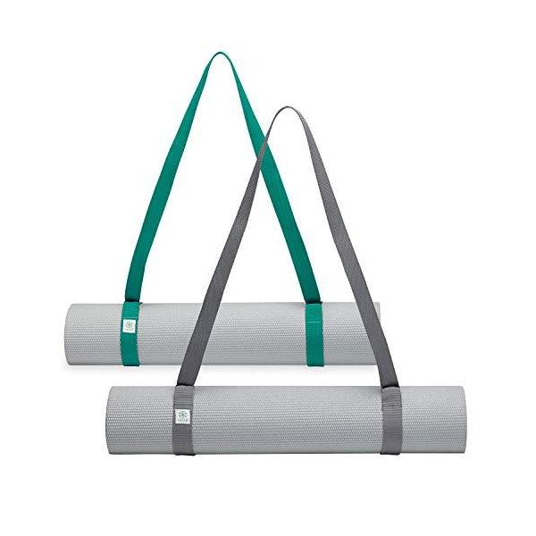 ヨガマット フィットネス 05-61346 Gaiam Easy Cinch Yoga Mat Sling (Sold Individually with Assorted Colors), Turquoise Sea or Granite...