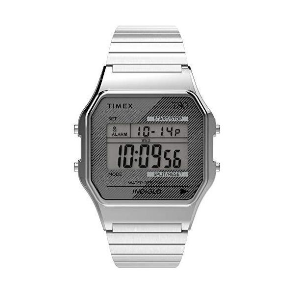 TIMEX（タイメックス） Timex T80 シルバー デジタル 腕時計 TW2R79100