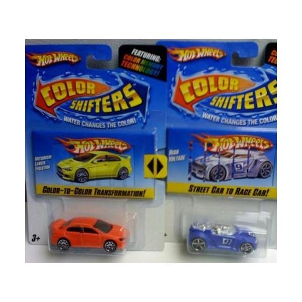 ホットウィール マテル ミニカー Hot Wheels Color Shifters Cars - 2 PACKS - High Voltage  and Mitsu biograss.com