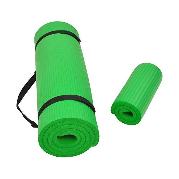 ヨガマット フィットネス GO YOGA - ALL PURPOSE Fitvids All Purpose 1/2-Inch Extra Thick High Density Anti-Tear Exercise Yoga Mat and...