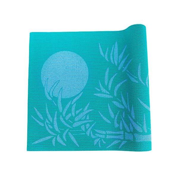 ヨガマット フィットネス 208 Bamboo Forest Print Wai Lana Yoga Mats (Teal) - 1/8 inch Thick Non-Slip Stylish, Latex-Free, Lightweigh...