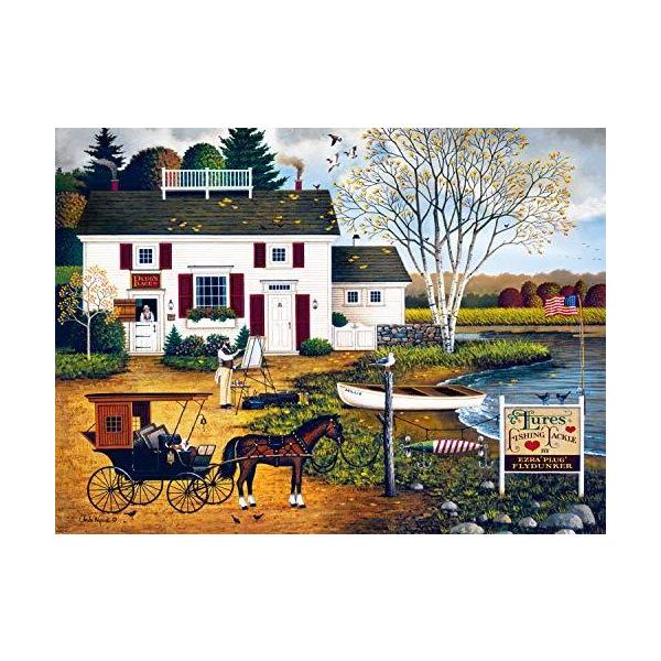 海外製1000ピースジグソーパズル白樺の入り江