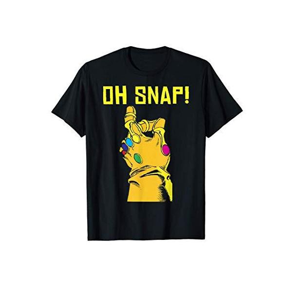 Tシャツ キャラクター ファッション 22HGRZ51NG1 Marvel Thanos Infinity Gauntlet Oh Snap! Graphic