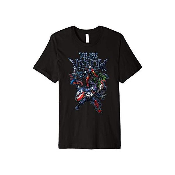 Tシャツ キャラクター ファッション GXPYFB34HQG Marvel Spider-Man Maximum Venom Group Shot We Are