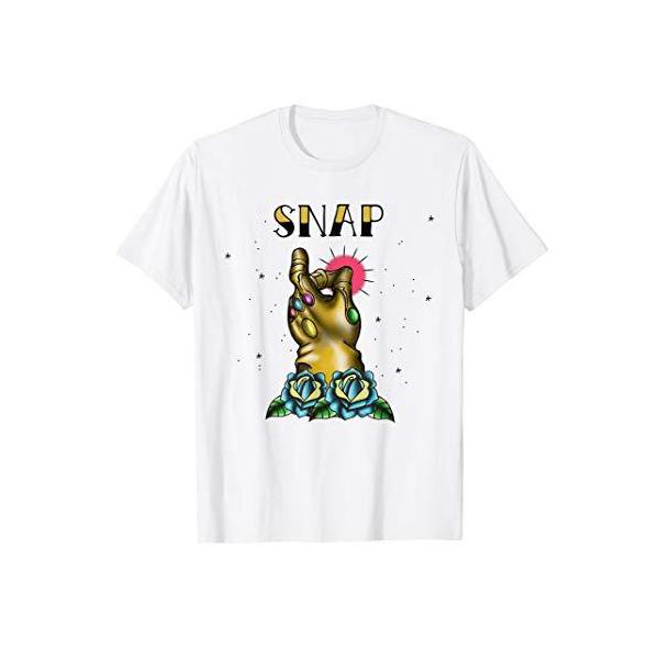 Tシャツ キャラクター ファッション CNK36FJ5831 Marvel Avengers Endgame Infinity Gauntlet Snap Ta