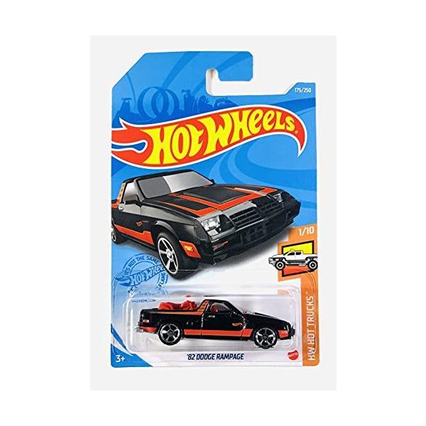 ホットウィール マテル ミニカー HDG52 Hot Wheels 2021 - '82 Dodge Rampage - Black - HW Hot Trucks