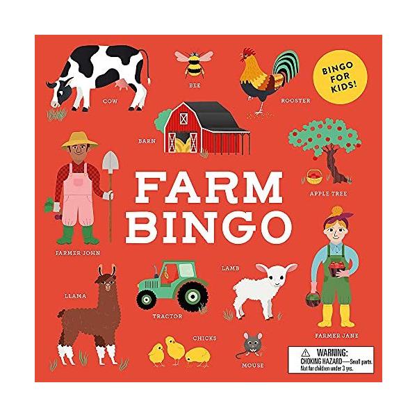 ボードゲーム 英語 アメリカ 9781786277077 Laurence King Publishing Farm Bingo (Traditional Bingo wi