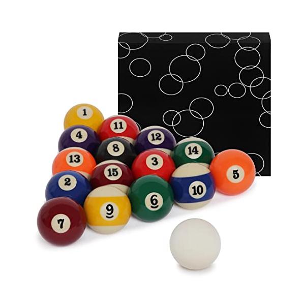 ビリヤード プールボール 標準セット ミニサイズ 2&quot; - 50.8 mm ≪楽しい≫ビリヤード ボール セット プールボール (サイズ:50.8