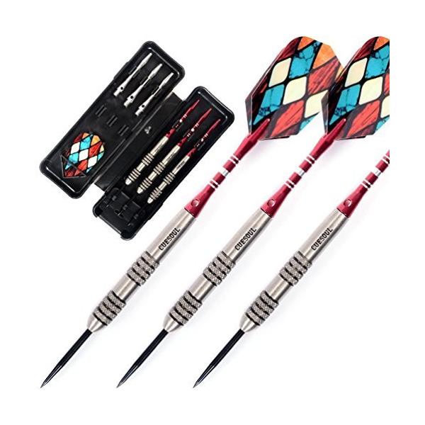 海外輸入品 ダーツ CSTSTD023-26 CUESOUL 26 Grams Tungsten Steel Tip Darts Set 95% Tungsten海外限定品を迅速輸入！5〜15営業日にて発送します。型番：CSTSTD023-...