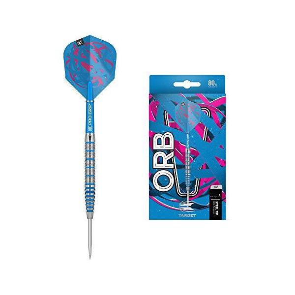海外輸入品 ダーツ 190088 Target Darts Orb 12 18G 80% Tungsten Soft Tip Darts Set, Silver, Blue and Pink (190088)海外限定品を迅速輸入！5〜15営...