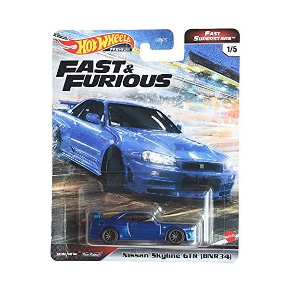 ホットウィールid 日産　スカイラインGT-R BNR34 ホットウィール Hot Wheels プレミアム ファストスーパー