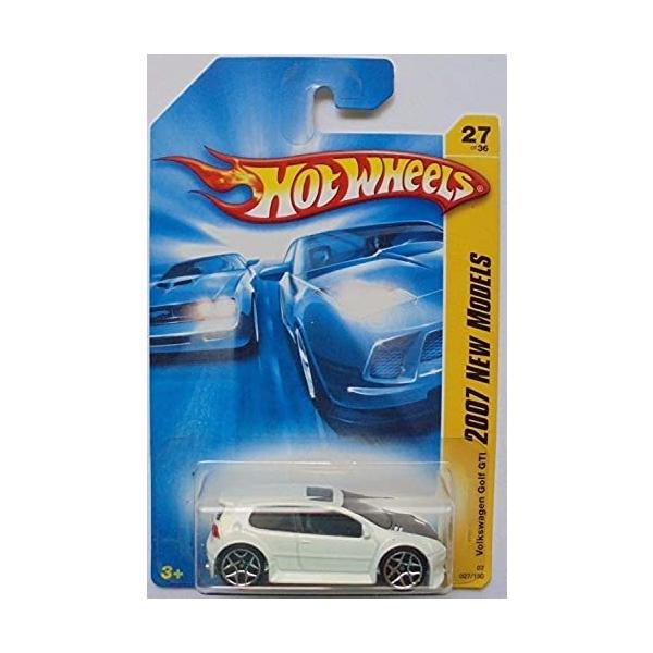 ホットウィール マテル ミニカー 27 Hot Wheels Vw Golf GTI White 5y