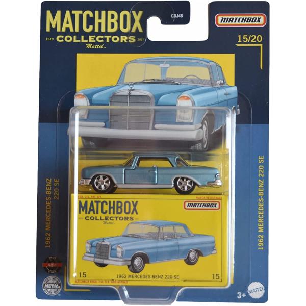 マッチボックス マテル ミニカー 1962 Mercedes-Benz 220 SE Matchbox