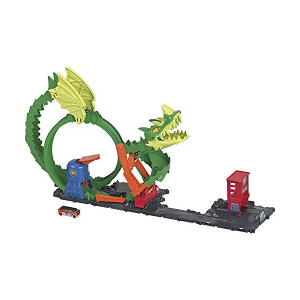 ホットウィール マテル ミニカー HJV70 Hot Wheels Toy Car Track Set