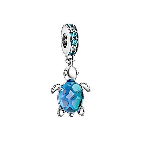 パンドラ ブレスレット チャーム 798939C01 PANDORA Murano Glass Blue