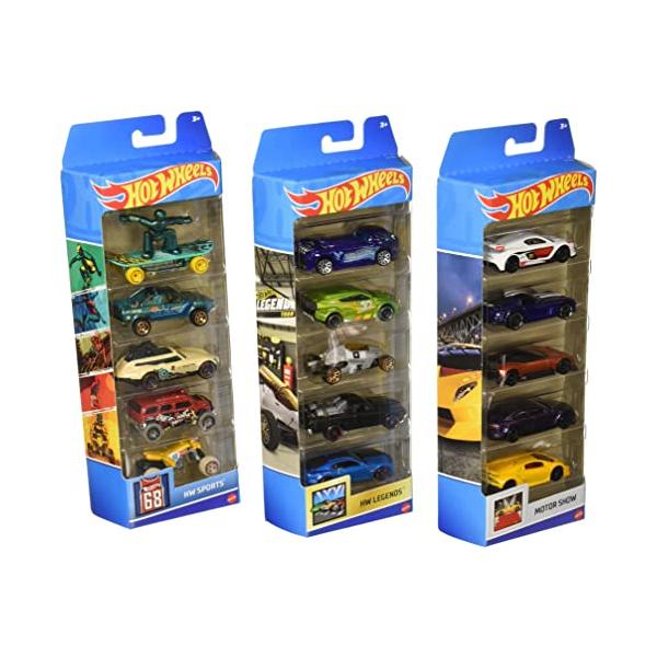 ホットウィール マテル ミニカー HGL76 Hot Wheels 5-Pack Bundle of