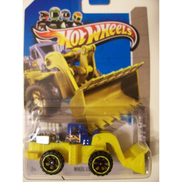 ホットウィール マテル ミニカー 13 Wheel Loader HW City Yellow Blue Hot Wheels 2013 Wheel Loader