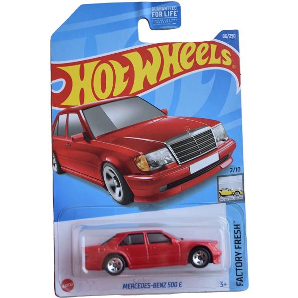 ホットウィール マテル ミニカー L2593 Hot Wheels Mercedes Benz 500 E, Factory Fresh 2/10 [red] 86