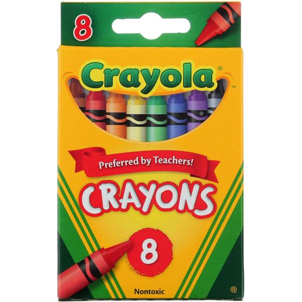 クレヨラ アメリカ 海外輸入 52-3008 Classic Color Pack Crayons, Tuck Box, 8 Colors/Box