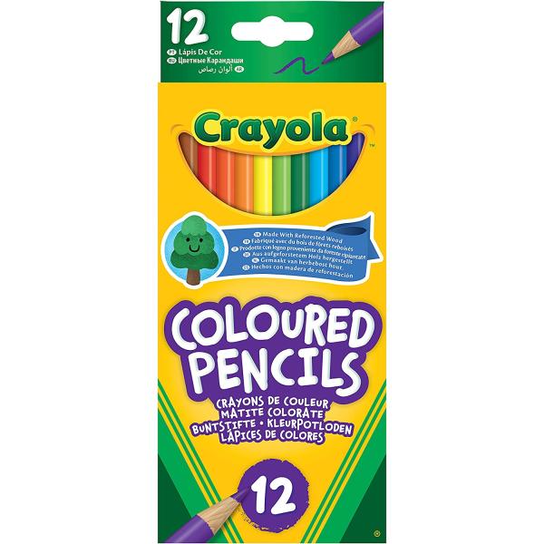 クレヨラ アメリカ 海外輸入 3.3612 CRAYOLA Colouring Pencils - Assorted Colours (Pack of 12) | A Mu