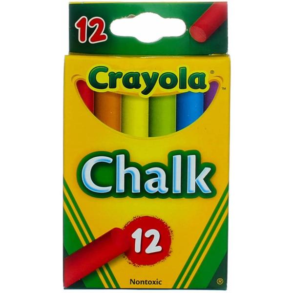 クレヨラ アメリカ 海外輸入 51 816 Chalk Colored 12 Sticks