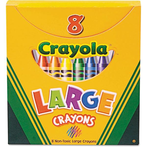 クレヨラ アメリカ 海外輸入 CYO520080 Crayola 520080 Large Crayons, Tuck Box, 8 Colors/Box
