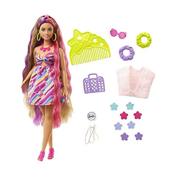 バービー バービー人形 HCM89 Barbie Totally Hair Flower-Themed Doll 