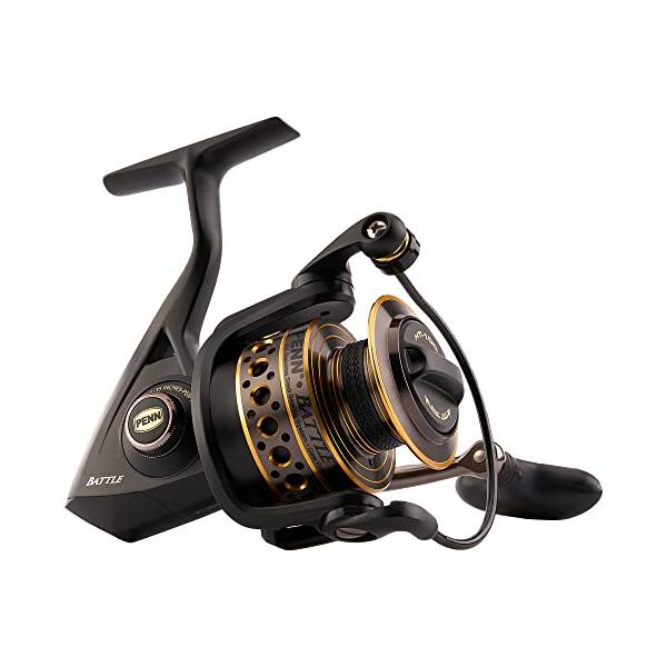 リール ペン Penn PENN Battle Spinning Fishing Reel, Black, 6000