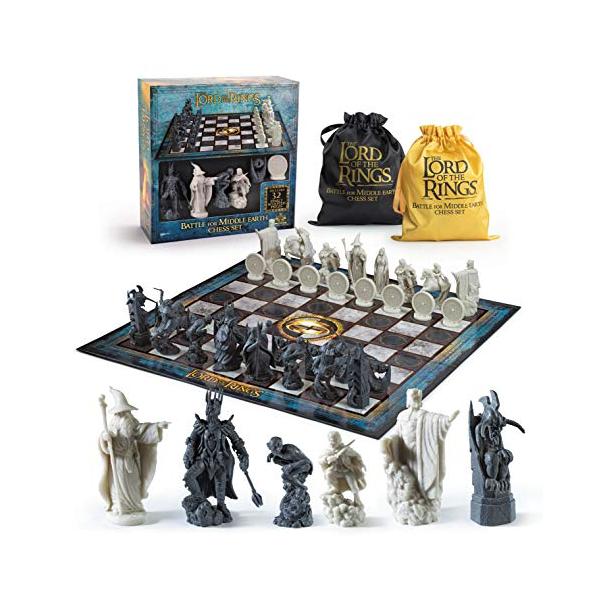 ボードゲーム 英語 アメリカ NN2174 The Noble Collection The Lord of The Rings Chess Set: Battle for