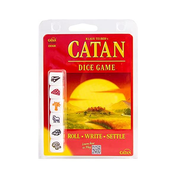 ボードゲーム 英語 アメリカ CN3120 CATAN Dice Game - Portable Fun for On-the-Go Adventures! Strateg