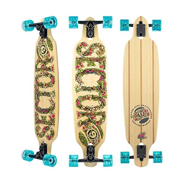 セクター9 Fractal Flora ロングスケートボードの魅力