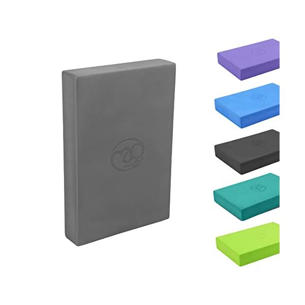 ヨガブロック フィットネス YBLEVAB2-PUR Yoga-Mad EVA Yoga Block | 30cm x 20cm x 5cm | Eco Friendly Yoga Block | High Density EVA Non ...
