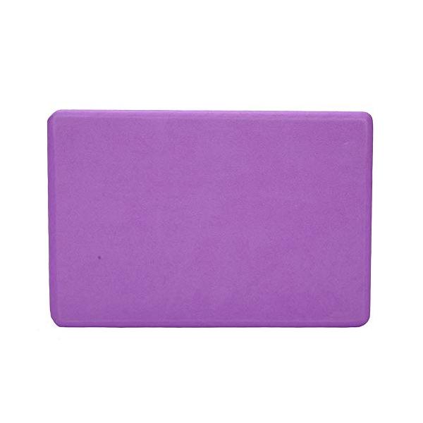 ヨガブロック フィットネス Shanryahqrdt837z11764 9.1 x 5.9 x 3in Deep Purple Yoya Brick, Fitness Yoga Block, Strengthen Body Flexibil...