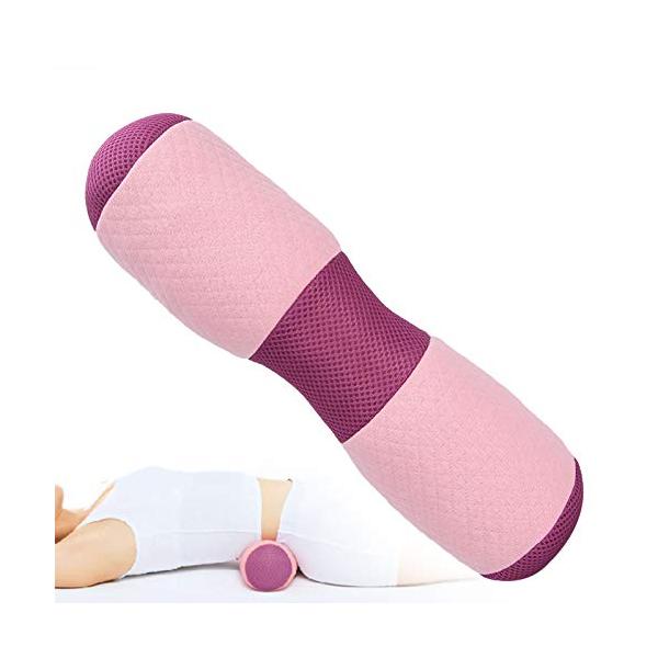 ヨガブロック フィットネス Brrnoote04ivhqus1249 Yoga Bolster, Yoga Waist Pillow Lumbar Vertebra Pelvis Correction Bolster Cushion Mem...