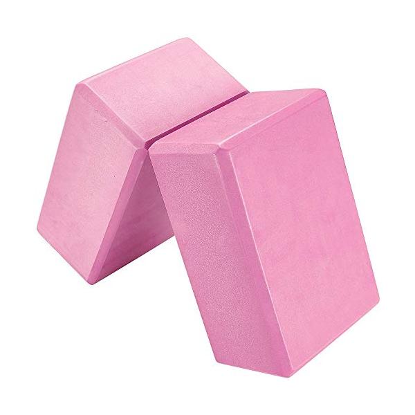 ヨガブロック フィットネス  Yoga Blocks-2PC Blocks Set-High Density EVA Foam Blocks to Support and Deepen Poses,Improve Strength and ...