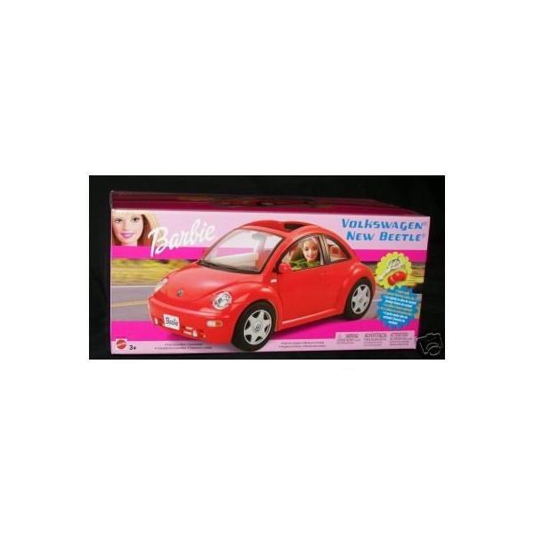 Barbie バービー バービー人形 Volkswagen New Beetle Red