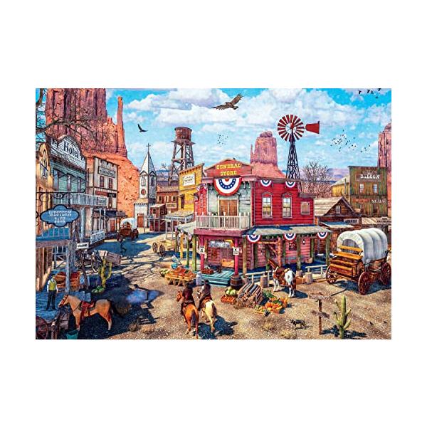 海外製500ピースヴィンテージ西部町ジグソーパズル
