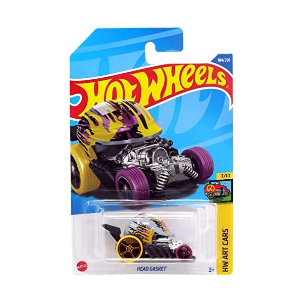 ホットウィール マテル ミニカー Hot Wheels 2022 - Head Gasket - HW Art Cars 7/10 [Gray] 184/250