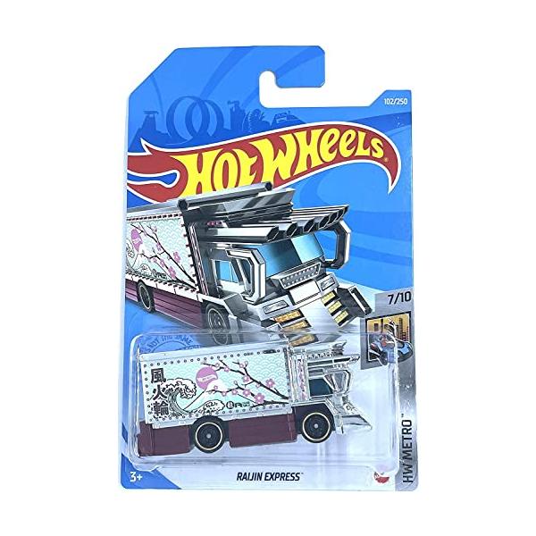 ホットウィール マテル ミニカー GTB63-M7C5 Hot Wheels - Raijin Express - HW Metro 7/10 [Chrome/re