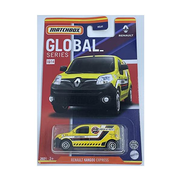 ホットウィール マテル ミニカー Matchbox - Renault Kangoo Express - Global Series 10/14 [Yellow]