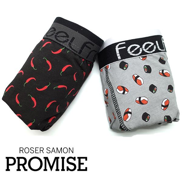 L サイズ メンズボクサーパンツ 2枚セット コットン 唐辛子 お寿司柄 スペインブランド Feel Free By Promise 男性下着 ブラック グレー Pro Susi Manifica 輸入下着のマニフィカ 通販 Yahoo ショッピング